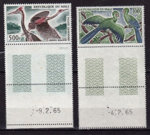 MALI - 4 Timbres - Poste Aérienne 25-28 - Oiseaux : Touraco, Bucorve, Percnoptere, Héron Goliath - 1965 - Mali (1959-...)