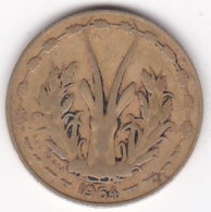 États De L'Afrique De L'Ouest 10 Francs 1964 , En Bronze Aluminium, KM# 1 - Sonstige – Afrika