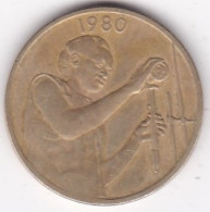 États De L'Afrique De L'Ouest 25 Francs 1980 FAO , En Bronze Aluminium, KM# 9 - Otros – Africa