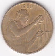 États De L'Afrique De L'Ouest 25 Francs 1980 FAO , En Bronze Aluminium, KM# 9 - Sonstige – Afrika