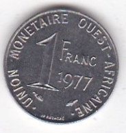 États De L'Afrique De L'Ouest 1 Franc 1977 , En Acier, KM# 8 - Otros – Africa