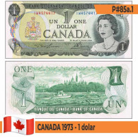 B0809# Canadá 1973. 1 Dólar (UNC) P#85a.1 - Canada
