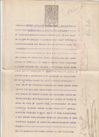 273a-Auto-Automobilismo-Carta Bollata Della Cirenaica (ex Colonia Italiana) Riguardante Gruppo Automobilistico - Automovilismo