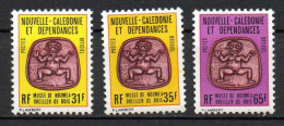 Col34 Nouvelle Calédonie Service N° 34 à 36 Neuf XX MNH  Cote : 5,50€ - Oficiales