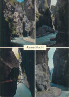 Postcard Switzerland Aareschlucht Multi View The Gorges Of The Aar - Saint-Luc