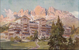 ! Ansichtskarte Italien, Hotel Carezza Al Lago, Strada Delle Dolomiti, Alto Adige - Autres & Non Classés