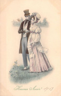 Illustrateur - Carte Viennoise - Couple En Tenue De Cérémonie Dans Le Jardin - Carte Postale Ancienne - Fotografie