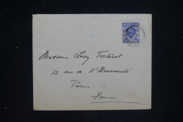 HONG KONG -Enveloppe Pour Paris En 1922 - L 143007 - Lettres & Documents