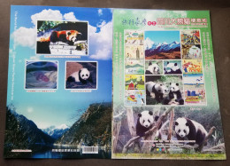 Taiwan World Heritage Sichuan Giant Panda 2009 Fauna (folder Set) MNH - Neufs