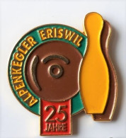 XX622 Pin's Bowling Alpenkegler Eriswill SUISSE Anniversaire 25 Ans Achat Immédiat - Bowling