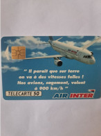 FRANCE PRIVEE D590 AIR INTER AVION 50U UT - Ad Uso Privato