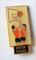 XX618 Pin's Basket Basketball AGBB Genlis Côte D'Or Achat Immédiat - Basketbal