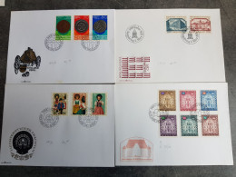 Ersttagsbrief > LIECHTENSTEIN Ausgabetag VADUZ ( Lot De 4 FDC Enveloppe ) ! - FDC