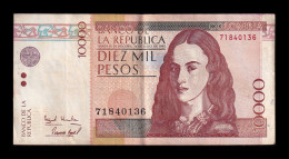 Colombia 10000 Pesos 1995 Pick 444a Mbc Vf - Colombie