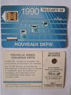 FRANCE PRIVEE D197 SCHLUMBERGER DEFIS 50U UT N° 108141 PE - Phonecards: Private Use