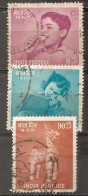 India Nº Yvert 87-89 (usado) (o) - Gebraucht