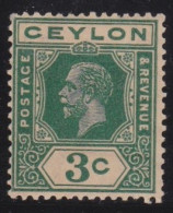 Ceylon          .   SG    .     302w  (2 Scans)    .     **    .    MNH - Ceylan (...-1947)