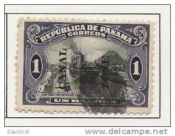 2514C.-.PANAMA - CANAL ZONE.- 1920 - SC#: 59 - USED - SHIP NEREUS IN MIGUEL LOCKS - Kanalzone