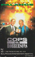 RARE TC JAPON / 110-011 - CINEMA FILM - COPS & ROBERTSON ** SONY ** - MOVIE JAPAN Phonecard NFS - C 19567 - Kino