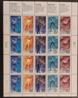 USA 1994 Winter Olympics - Pane Of 20. Scott No. 2807-2811a Postfris MNH** - Ganze Bögen