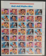 USA 1993 American Music Series. Sheet Of 35 Stamps. Scott No. 2724-2730a Postfris MNH** - Hojas Completas