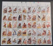 USA 1987 North American Wildlife Pane Of 50 Postfris MNH** Scott No. 2286-2335a - Sheets