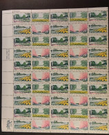 USA 1969 Beautification Of America -Sheet Of 50 MNH** Scott No. 1365-1368a - Hojas Completas