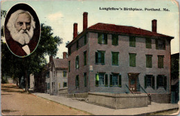 Maine Portland Longfellow's Birthplace 1914 - Portland