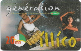 Madagascar - Illico - Generation, Music & Dancing, Exp.12.2005, GSM Refill 20Min, Used - Madagascar
