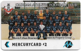 UK (Paytelco) - Football Clubs - Oldham Athletic Team Photo - 2PFLM - 11.222ex, Used - [ 4] Mercury Communications & Paytelco