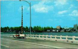 Florida Sarasota Skyline View From New Ringling Causeway 1960 - Sarasota