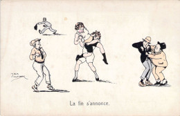 HUMOUR - La Fin S'annonce - Sport - Carte Postale Ancienne - Humour