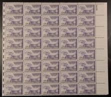 USA 1949 Airmail Universal Postal Union - Sheet Of 40. Postfris MNH** Scott C42 - 1b. 1918-1940 Neufs
