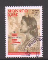 Monaco 2017 Yv 3103,  Gestempeld - Gebruikt