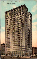 Michigan Detroit Dime Savings Bank Building Curteich - Detroit