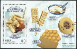2021 HONG KONG LOCAL SNACKS MS - Unused Stamps