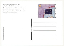 SUISSE - 2 Entiers Postaux (CPs) - Un Timbre En Image Journée Du Timbre 1999 - 1 CP Neuve, 1 Obl.1er Jour Bern - Stamped Stationery