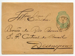 Brazil C.1890's-1900's 20r. Liberty Wrapper To Desengano - Entiers Postaux