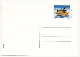 SUISSE - 2 Entiers Postaux (CPs) - (Jouet / Voiture Postale Dans Les Glaces) - 1 CP Neuve, 1 Obl.1er Jour Solothurn - Enteros Postales