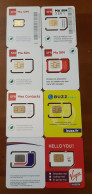 LOT 8 CARTES GSM SIM T.B.E !!! - Other & Unclassified
