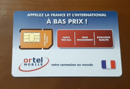 CARTE A PUCE GSM SIM ORTEL MOBILE T.B.E !!! - Other & Unclassified