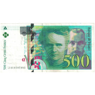 France, 500 Francs, 1994, J019107985, TTB, Fayette:76.1, KM:160a - 500 F 1994-2000 ''Pierre En Marie Curie''