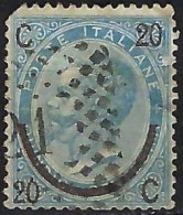 ITALIE Oblitérations à Numéros Ca.1861-82: Le No 21 Sur Y&T 22b - Usati