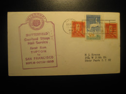 TIPTON SAN FRANCISCO First Run 16Sep1958 Centennial Butterfield Overland Mail Company Stage Coach Stagecoach Bus Autobus - Diligences