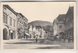 C7000) WAIDHOFEN A. D. YBBS - Unterer Stadtplatz 1914 Kutsche Kinder Geschäfte ALT ! - Waidhofen An Der Ybbs