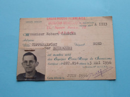 CROIX ROUGE Française > N° A 1113 > 1956 > Cambier / Coppenaxfort ( Zie / VOIR Scans > Détail ) France! - Cartes De Membre