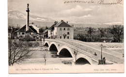 Bonneville - Le Pont Et Colonne      - CPA °J - Bonneville