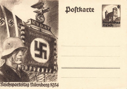 WW2 Guerre 39/45 War * CPA Illustrateur Patriotique * Reichsparteitag Nürnberg 1934 * Nazi NAZI Nazisme Hitler - Oorlog 1939-45