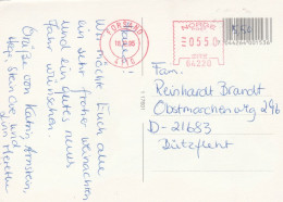 Norwegen Postkarte Mit Freistempel 1995 Forsand God Jul - Briefe U. Dokumente