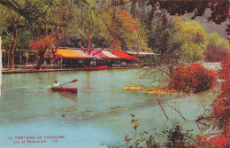 Fontaine De Vaucluse * Le Lac Et Le Restaurant * Canoë - Sonstige & Ohne Zuordnung